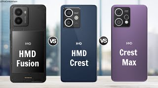 HMD Fusion 5g vs HMD Crest 5g vs HMD Crest Max 5g  Full Comparison [upl. by Fein145]