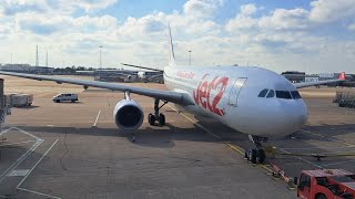 Jet2 airbus A330200 trip report Manchester to Tenerife Multi cam takeoff GVYGL [upl. by Fancy]