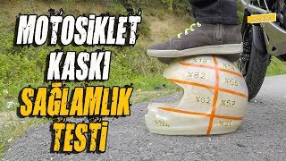 Motosiklet Kaskı Sağlamlık Testi ve Kask Nasıl Seçilir Sorusunun Cevabı [upl. by Aitnahs67]