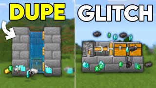 BEST WORKING DUPLICATION GLITCHES in Minecraft Bedrock 121 [upl. by Hartzell]