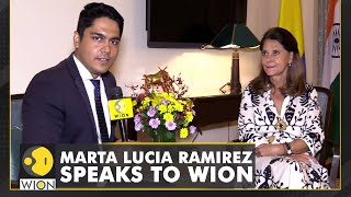 Colombias Vice President amp foreign minister Marta Lucía Ramírez speaks to WION  WION News [upl. by Gerry]