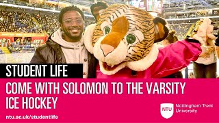 Varsity Vlog Join NTU student Solomon to watch the Varsity Ice Hockey [upl. by Jurdi397]