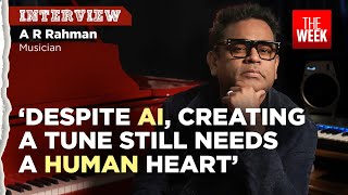 EXCLUSIVE  AR RAHMAN talks AI Mani Ratnam immersive music and why innovation is key ARRahman [upl. by Oicram]