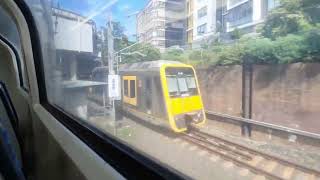 Train Travel Series Video 5 Sutherland to Bondi Junction [upl. by Inaleon]