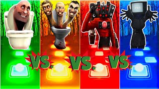 Skibidi Toilet 61 vs Titan Speakerman vs Bemax vs Tf2 Skibidi Toilet  Tiles Hop EDM Rush [upl. by Nawed]