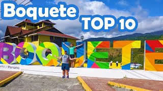 Top 10 Places to Visit in Bouqete  Ep 9 Boquete Panama [upl. by Hartnett]