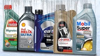 Olej 5W40 Test Zimna 30°C Shell 5W40 Mobil 5W40 Lotos 5W40 Castrol 5W40 Elf 5W40 [upl. by Waldos]