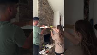 Living Room Makeover Part 3 diyhomerenovation diy livingroomupgrade [upl. by Spector]