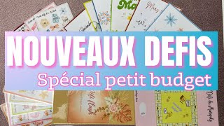 Nouveaux DÉFIS enveloppe budget 💌 spécial PETIT BUDGET 💰 [upl. by Sunderland]