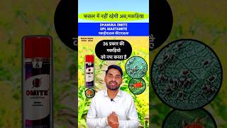 ✅ सर्वाधिक प्रचलित मकड़ी की दवा  Dhanuka omite insecticide  Mite control insecticide  shorts [upl. by Aleras]