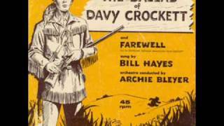 Bill Hayes  The Ballad Of Davy Crockett  1956 [upl. by Fitton]