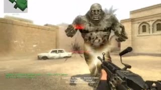 Counter Strike Source Zombie Horror boss fight [upl. by Irmina]