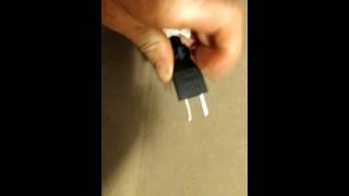 HOW TO KEEP A PLUG FROM FALLING OUT OF AN OUTLET EASY TRICK [upl. by Cresa612]