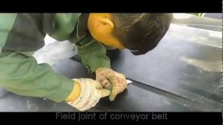 How to make conveyor belt splicing [upl. by Pascha]