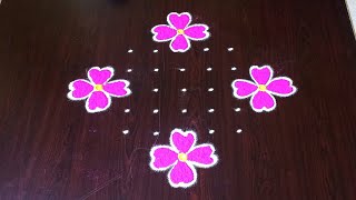 9×1dots beautiful sankranti chukkala muggulu🌷easy sankranti rangoliPongal kolams🌷Rang Kaa Rangoli [upl. by Anilosi209]