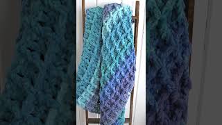 Make This 6 Ombre Bernat Blanket Yarn Crochet Patterns Gradient crochet crocheting [upl. by Yhpos]