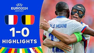 France 10 Belgium  All Goals amp Highlights  EURO 2024 [upl. by Patsis544]