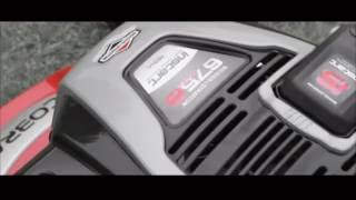 New MX515SPBi Trailer of Briggs and Strattons Battery Start Lawn Mower from Cobra [upl. by Atilem]