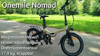 Klappi Test mit dem Onemile Nomad Klapp EBike [upl. by Deragon86]