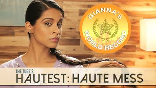 Haute Mess Gianna Breaks a World Record  The Tubes Hautest  I love makeup [upl. by Leachim]