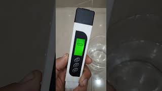 EC  Electric conductivity of distilled water TDS level of distilled water for Lab use Live demo [upl. by Eimrej]