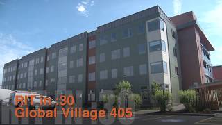 RIT in 30  New Residence Hall Opens at Global Village [upl. by Eli]