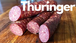 Thuringer Style German Sausage  Gourmet Woodsman [upl. by Warrick]