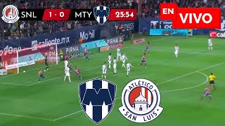 🔴 MONTERREY VS SAN LUIS EN VIVO Y EN DIRECTO  LIGA MX APERTURA 2024 [upl. by Tatum]