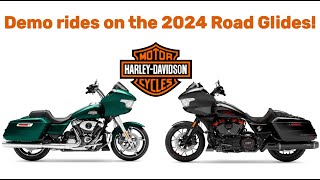 Test riding the 2024 Road Glide and CVO Road Glide ST [upl. by Mendelson432]