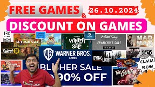 Free games Discounts on Games Upcoming Steam Sale Dates amp Amazon Prime gaming FREE games🔥261024 [upl. by Magbie]