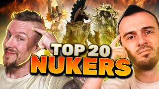 Top 20 Hyrdra Clan Boss Nukers AFTER Changes Ranked 20 to 1 [upl. by Mcleod946]