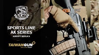 SampT Sports Line AK series  Airsoft Replica Presentation [upl. by Reba230]