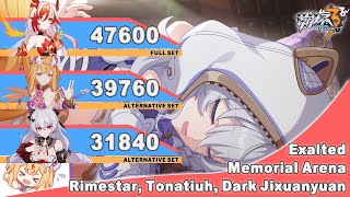 Memorial Arena  SSS Rimestar  SSS Tonatiuh  Dark Jixuanyuan Honkai Impact 3 SEA [upl. by Lleroj]