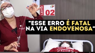 Esse tipo de erro na via endovenosa é muito perigoso para o paciente [upl. by Zosi]