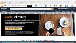 How To Listen or Read Unlimited Ebooks w Kindle Unlimited Free Trial [upl. by Matilda]