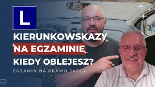 Egzamin na prawo jazdy Czy dwukrotne nie włączenie kierunkowskazu to błąd czy oblanie egzaminu [upl. by Hamann453]