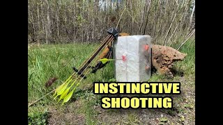 Traditional Archery HOW I SHOOT A TRADBOW Instinctive shooting [upl. by Ryann347]