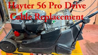 How to change the drive cable on the Hayter 56 Pro [upl. by Seerdi]