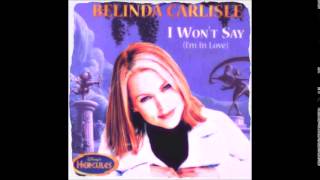 Belinda Carlisle I WONT SAY IM IN LOVE 1997 HERCULES SOUNDTRACK [upl. by Onia]