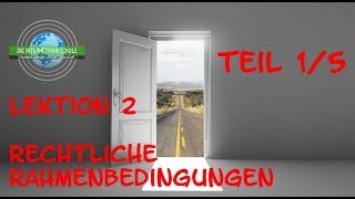 Theorieunterricht Fahrschule Lektion 2  Teil 15 Rechtliche Rahmenbedingungen [upl. by Anikat]