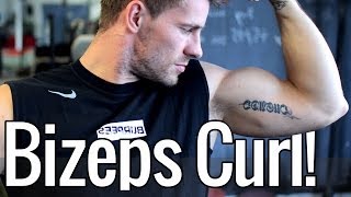 Beste Übung für einen großen Bizeps  Bizeps Curl [upl. by Sukey]