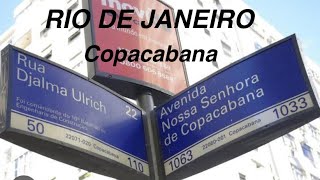 RIO DE JANEIRO  COPACABANA  RUA DJALMA ULRICH [upl. by Aynat]