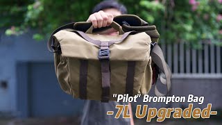 Túi máy ảnh Wotancraft “Pilot” Brompton Bag 7L Upgraded Thiết kế bụi bặm có thể treo xe đạp [upl. by Aerdied]