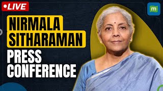 LIVE Finance Minister Nirmala Sitharaman To Address Press Conference After 54th GST Council Meeting [upl. by O'Kelly]