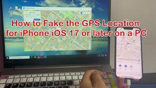 How to Spoof the GPS location for iPhone on iOS 17 or later with a PC [upl. by Eenrahc392]