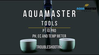 P110 Pro pH EC meter  Troubleshooting [upl. by Neelrad729]