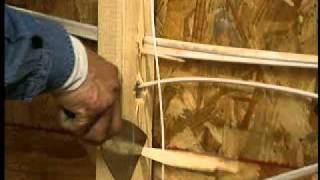 Installing Faced Batt Insulation [upl. by Frankel]