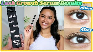 HOW I GREW MY LASHES 👀2 month lash growth serum results with before  after clips [upl. by Nedak]