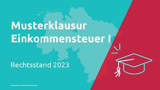 Einkommensteuer I  2024 Prüfungsvorbereitung Steuerfachangestellte [upl. by Nivre]