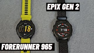 Garmin Epix Gen 2 or Garmin Forerunner 965  Which one to buy [upl. by Estell]